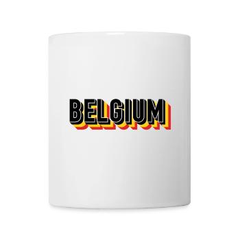 BELGIUM tricolor - Mug - white - Front