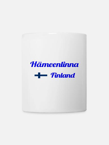 Hämeenlinna Finland- Stylish prints - Mug - white