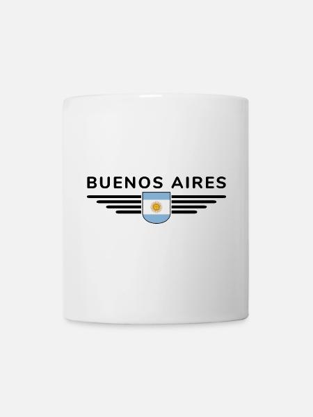 Maillot de Buenos Aires pour les supporters argentins - Mug blanc - blanc
