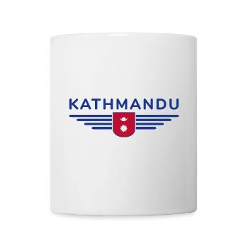 Katmandou Design – Le cœur du Népal - Mug blanc - blanc - Devant
