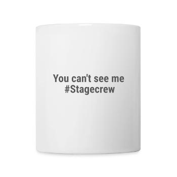 You can't see me Stagecrew Gray - Mug - white - Front