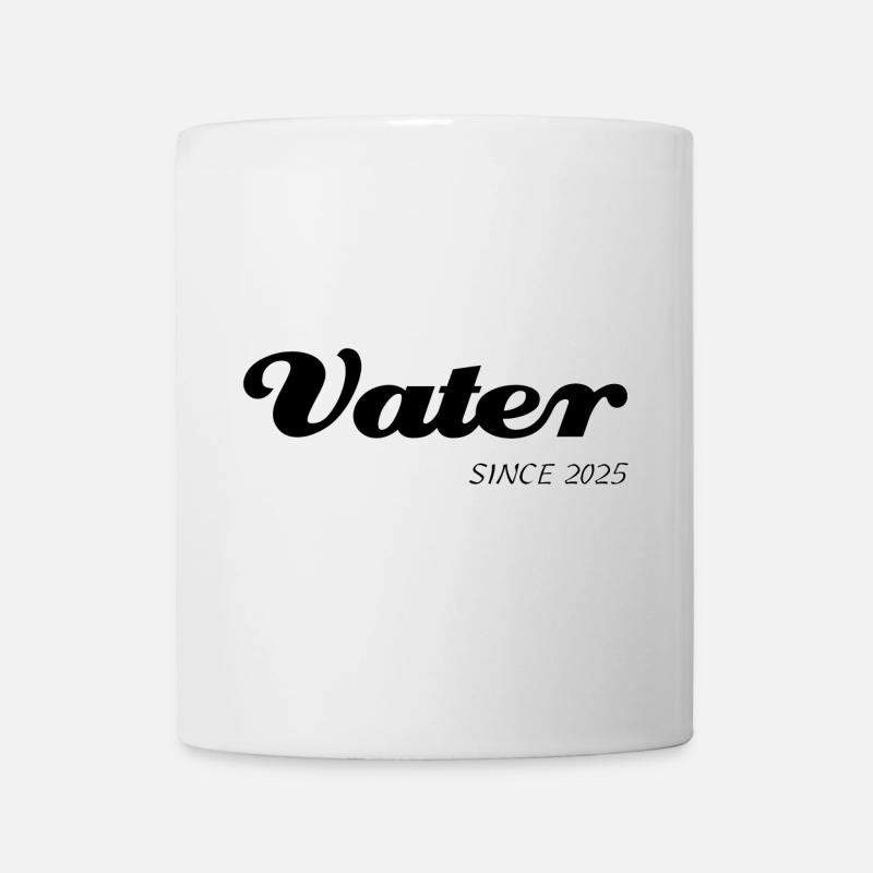 Père depuis 2025 - Mug blanc - blanc