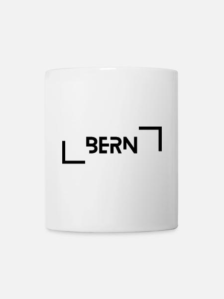 Bern Minimalistisch - Tasse - Weiß