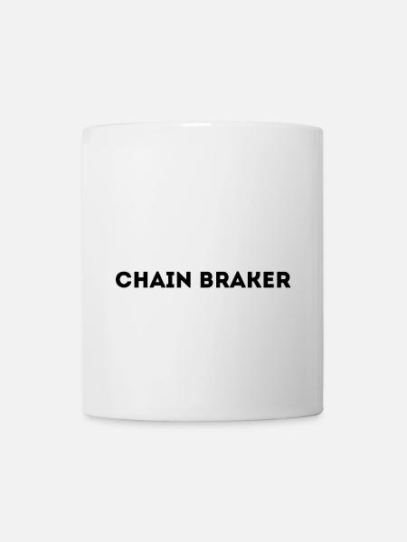 'Chainbreaker' – Faith-Based Clothes -Christianity - Mug - white