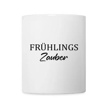 Frühlingszauber Zauberhaftes Frühlingsdesign - Tasse - Weiß - Vorne