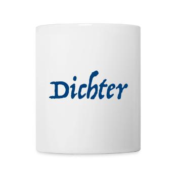 Dichter Gedicht Schriftsteller - Tasse - Weiß - Vorne