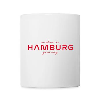 T-shirt Hambourg – Hafenstadt-Style - Mug blanc - blanc - Devant