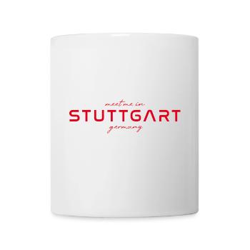 Stuttgart T-Shirt – Heimat & Skyline Style - Tasse - Weiß - Vorne