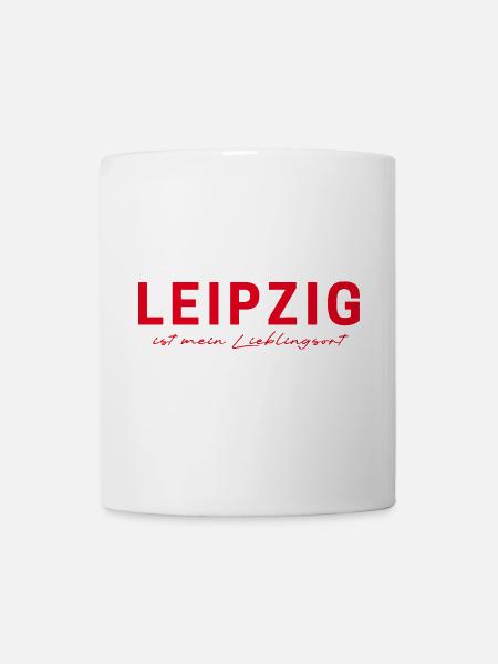 Leipzig T-Shirt – für Fans & Liebhaber - Tasse - Weiß