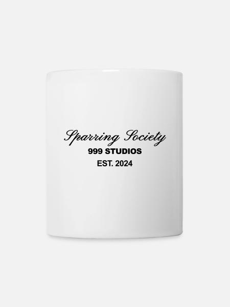 Sparring society Imprimé blanc - Mug blanc - blanc