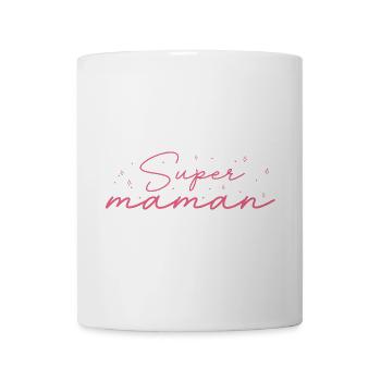 super maman - Mug blanc - blanc - Devant