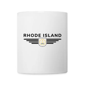 T-shirt Rhode Island Fan – Élégant et unique - Mug blanc - blanc - Devant