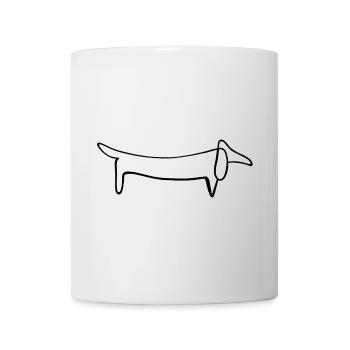 Hund - Tasse - Weiß - Vorne