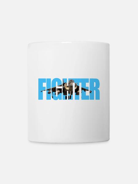 Fighter Harrier - Tasse - Weiß