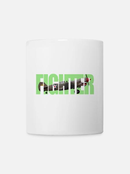 Fighter P-40 Warhawk - Tasse - Weiß