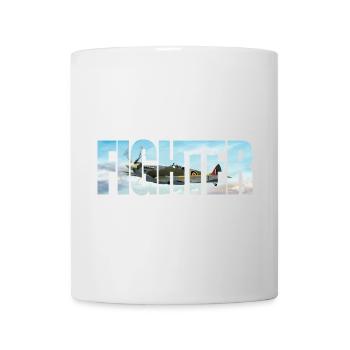 Fighter Spitfire - Mug - white - Front