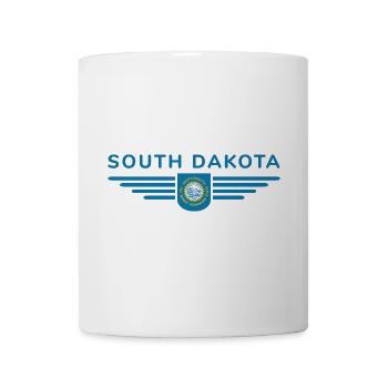 South Dakota Fan T-Shirt – Für echte Fans! - Tasse - Weiß - Vorne
