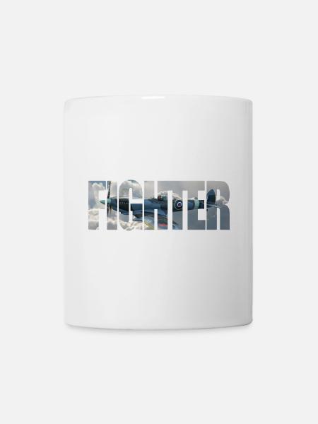 Fighter Spitfire - Tasse - Weiß