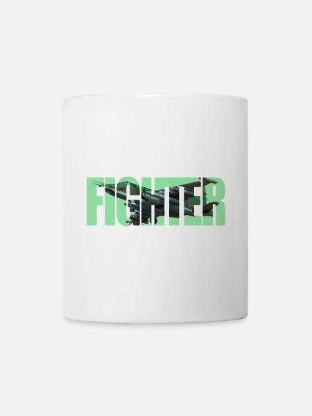 Fighter Su-25 - Tasse - Weiß