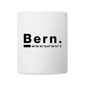 Bern Koordinaten Berner Bernerin Schweiz - Tasse - Weiß - Vorne