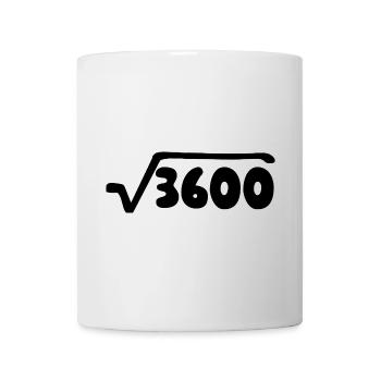 60. Geburtstag - Jubiläum - Tasse - Weiß - Vorne