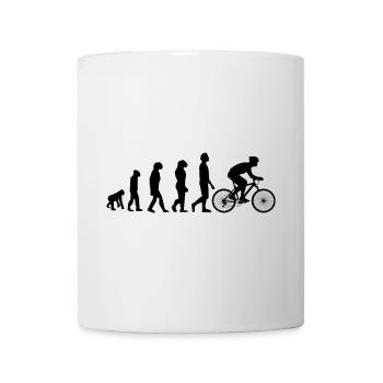 Evolution Bicycle / Road Bike - Mug - white - Front