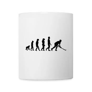 Evolution Hockey / Feldhockeyspieler - Tasse - Weiß - Vorne