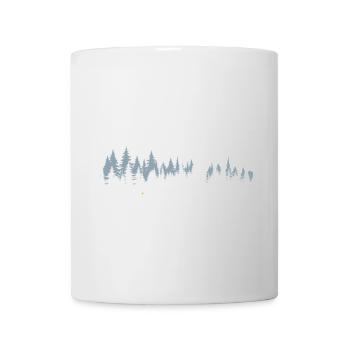 Ruhige Bergwaldszene - Tasse - Weiß - Vorne