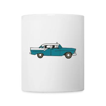Voiture cubaine vintage - Mug blanc - blanc - Devant