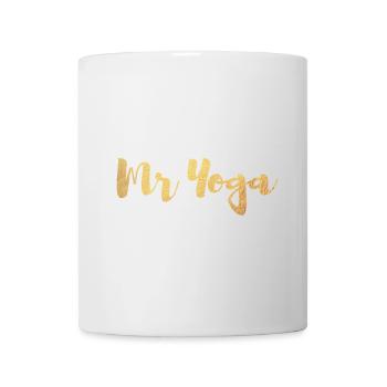 Mr. Yoga Partner Look Or Exclusif Couple Homme Homme - Mug blanc - blanc - Devant