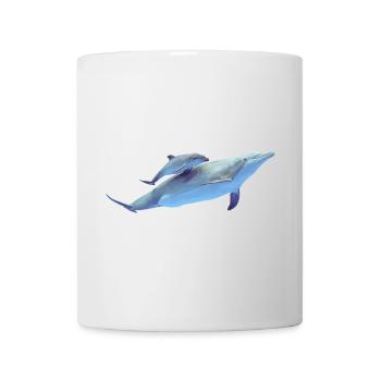 Delfin - Tasse - Weiß - Vorne