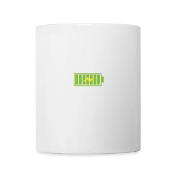 selten antriebslos fahrrad spruch geschenk akku - Tasse - Weiß - Vorne