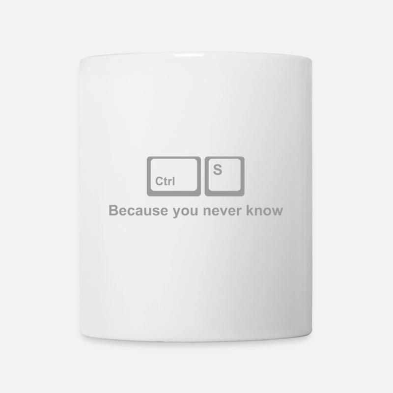 Ctrl S Shirt – Save It Nerd Humor for Developers - Mug - white