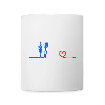 Peasant's 🇫🇷 Heart - Mug - white - Front