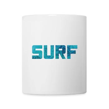 Surfen Surfer Urlaub Hawai Muster Hobby Meer Fun - Tasse - Weiß - Vorne