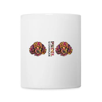Pudel - Tasse - Weiß - Vorne