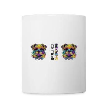 Mops - Tasse - Weiß - Vorne