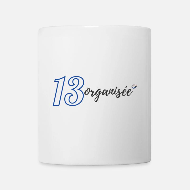 13 organisé - Mug blanc - blanc