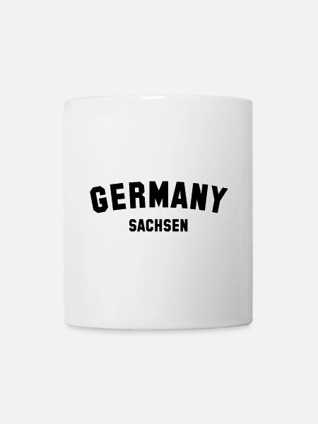 SACHSEN - Tasse - Weiß