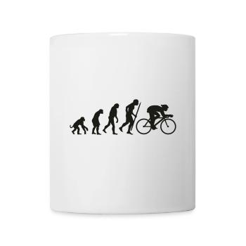 Evolution du cyclisme - Mug blanc - blanc - Devant