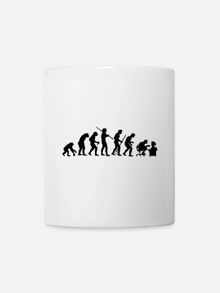 Evolution - Tasse - Weiß