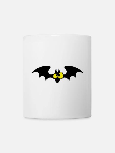 Staring Bat - Two Color Design - Mug - white