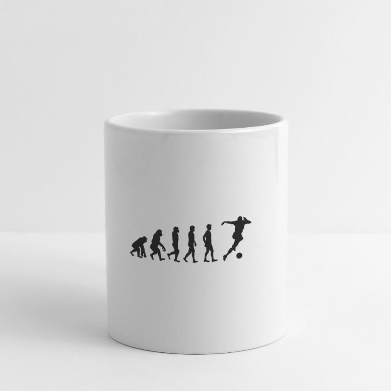 Fussballer Evolution Tasse