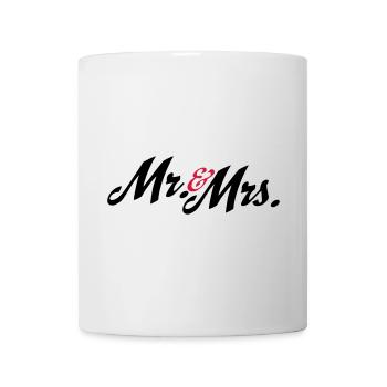 Great design for the newlyweds, Mr and Mrs - Mug - white - Front