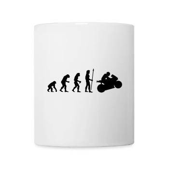 evolution_motorbike1 - Mug - white - Front