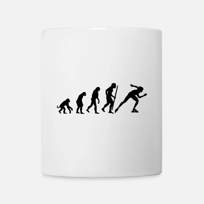 Evolution of inline speed skating - Tasse - Weiß