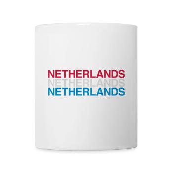 Netherlands Nederland Niederlande Holland Flagge - Tasse - Weiß - Vorne