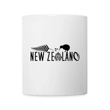 Neuseeland Kiwi Segeln Rugby Maori - Tasse - Weiß - Vorne