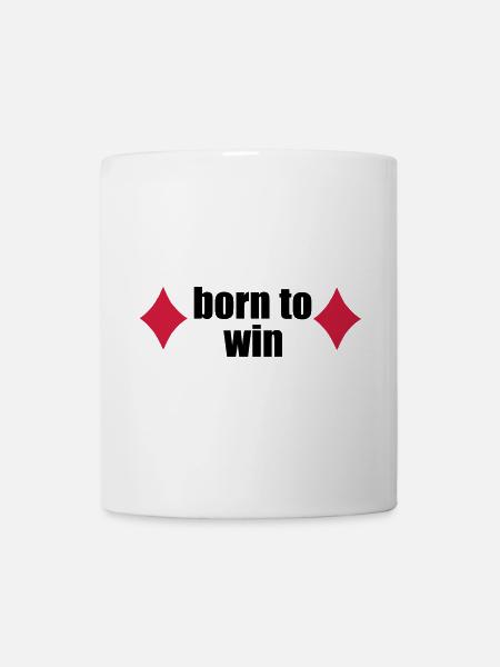 jouer au poker - Mug blanc - blanc