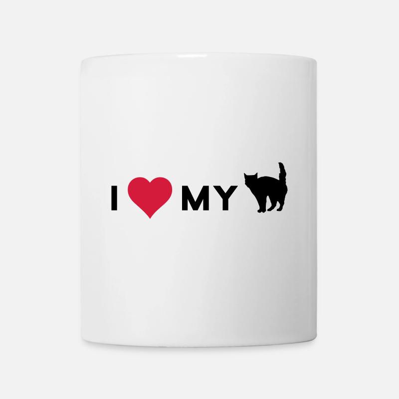 i love my cat - Mug - white